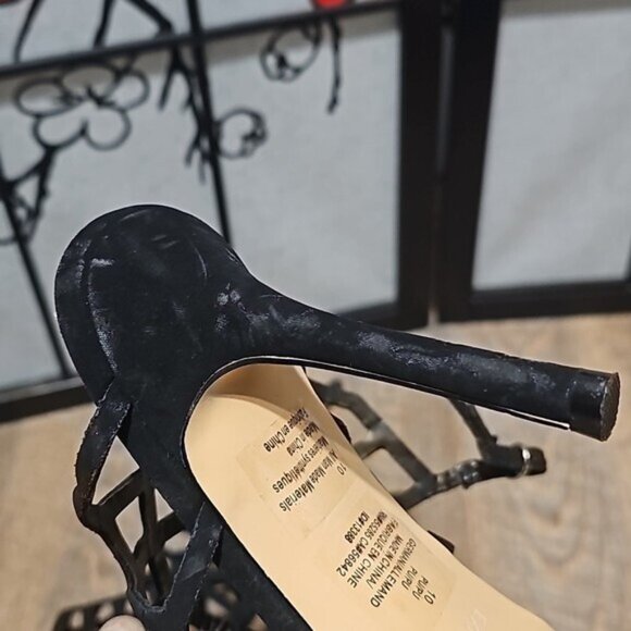 Express Caged Strappy High Heels Size 10 New - Picture 11 of 12